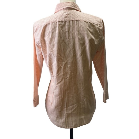 Saks Fifth Avenue Button Down Blouse Sz 8 Pink - Picture 5 of 13